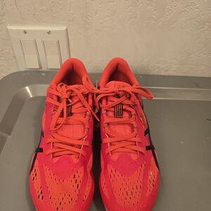 Asics Kids Red Orange Running Sneakers